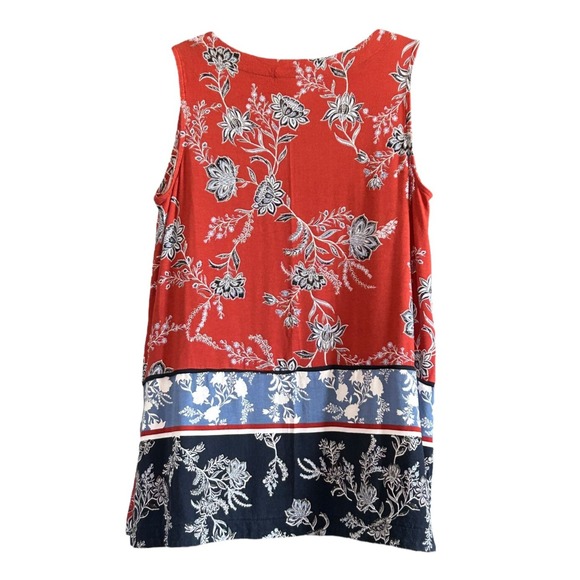 J Jill Wearever Tunic Womens Size Small Petite Multicolor Stretch Side Slits - Picture 6 of 8